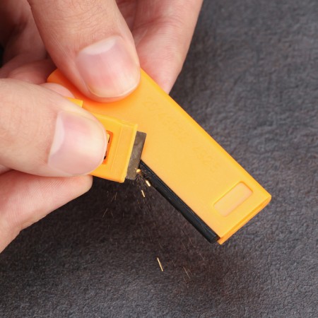 Whistle for survival with fire, high -frequency, orange, 8 cm-5