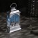 LED figure "Silver lantern with deer" 7 × 13 × 3.5 cm, plastic, batteries AG13x3, glow warm white