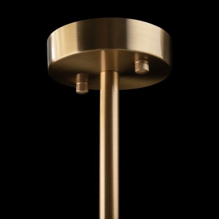 Suspended lamp 60W, 9XE14, 66x60 cm, brass-5