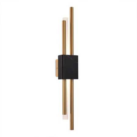 Sconces st. SL6116.341.02. Brighton. 2x3 watts, LED, 3000K, 480 LM, 10x61 cm, brass color