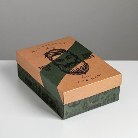 Gift folding box, packaging, “brutality”, 21 x 15 x 7 cm-3