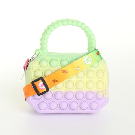 Bag's bag with lightning, green color-1