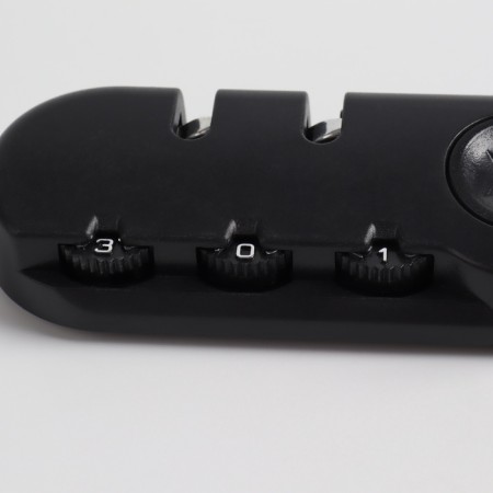 Code lock for a suitcase. with mounts, 3.3 × 8.3 × 1.8 cm, black color-2