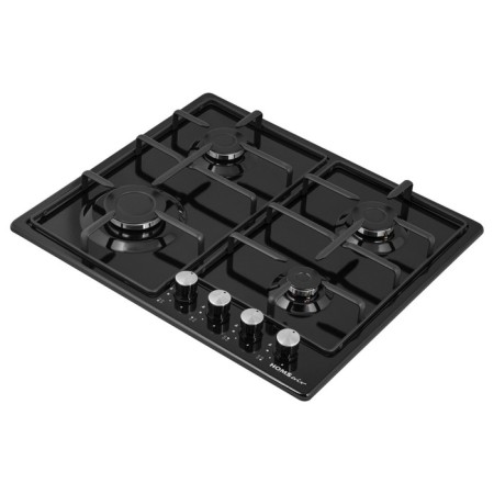 Honing panel Homsair Hge643gbk, gas, 4 burners, black-8