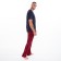 Male Home suit (T -shirt and trousers), red color, size 58
