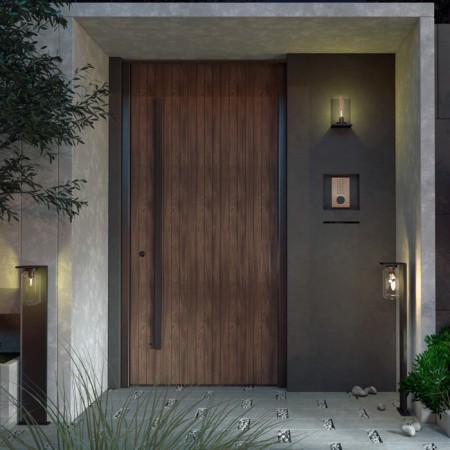 Landscape Lamp Novotech. Fran, 18W, E27, 900x136x167 mm, dark gray color-3