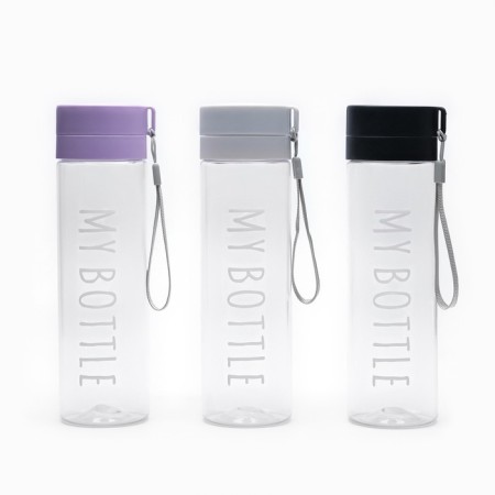 Water bottle, 750 ml, My Bottle, 24 x 7 cm, mix-4