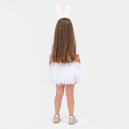 Set for a photo shoot KAFTAN "Sweet Bunny": a three -layer skirt and a rim-3