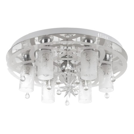 Люстра 5251/6+1 6х40Вт Е14+1х35Вт MR11 ПДУ LED 55х55х19см