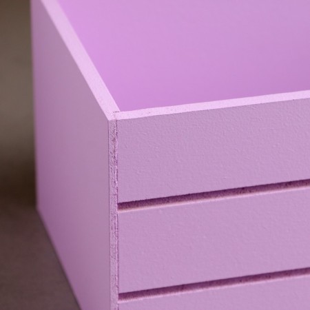 Wooden Kashpo 25x14x11 cm lilac-3