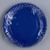 Disposable dishes: paper plate "blue", plain, 18 cm