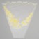 Package for flowers cones "Odessa", yellow, 45 x 50 cm