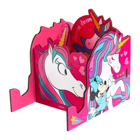 Organizer for the office, 12x15x16 cm, Minnie Mouse and unicorn-3