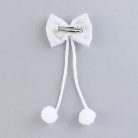 Hair hairpin with a bow "So Cute", 5 x 12 cm-3