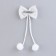 Hair hairpin with a bow "So Cute", 5 x 12 cm