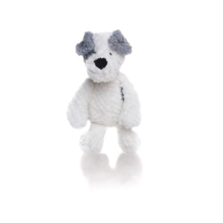 Soft toy Gulliver puppy, white-gray color, 28 cm-1