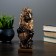 Figure "Leo with a shield" bronze 10x7x21cm