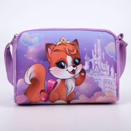 Children's bag for a girl "Fairytale Fox" from eco-leather, on a strap, 15x12x3 cm-1