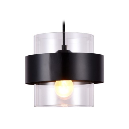 Suspended lamp with a replaceable lamp Ambrella Light, Traditional, TR3646, E27, Black Color