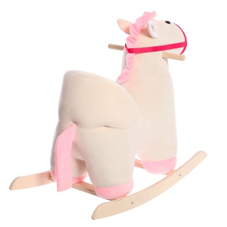 Rocking "Little horse", with a back, white color-3