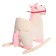 Rocking "Little horse", with a back, white color