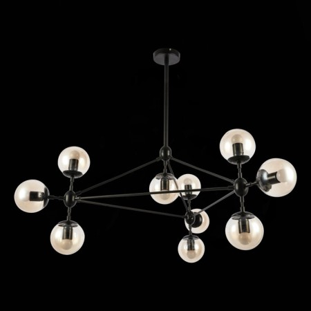 Ceiling EVOLUCE lamp. Sle154903-10. Lacotta. 10x40 watts, E27, 100x100x120 cm, black color-3