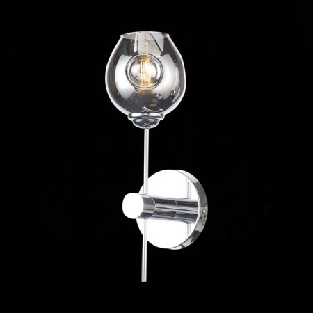 Wall lamp ST LUCE. SL1500.101.01. Fovia. 1x40 W, E14, 12x37 cm, color chromium-3