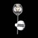 Wall lamp ST LUCE. SL1500.101.01. Fovia. 1x40 W, E14, 12x37 cm, color chromium