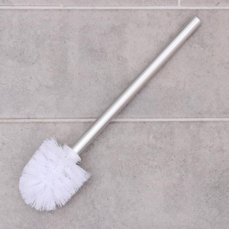 Toilet brush 7.5 × 7.5 × 35 cm, chromium color