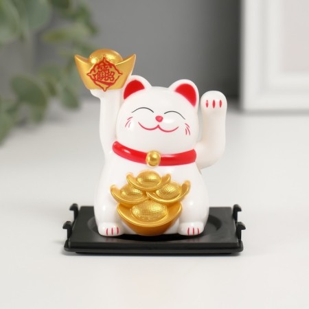 Plastic Plastic "White Mani-Neko with Micks of Yamba" 5x5x6 cm