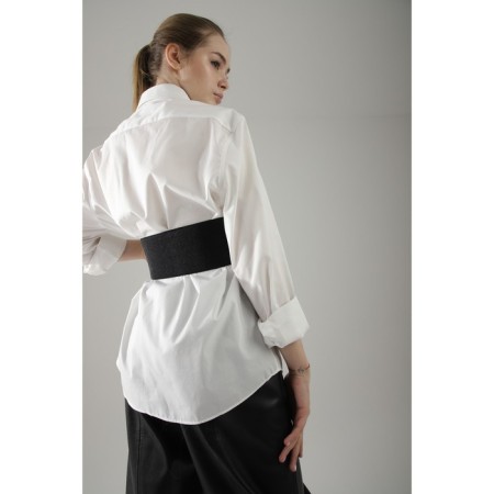 Female belt, XS-L, width 13 cm, black color-1