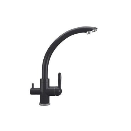 Mixer for the kitchen Ulgran Quartz UQ-017, with a tap for drinking water, color 08 space