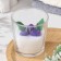 Candle in a glass "Blackberry", with decor