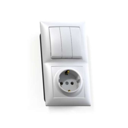 Block, joint venture, "Selena" BKVR-413 "Kuntsevo" 8209 outlet, 3 keys, white color