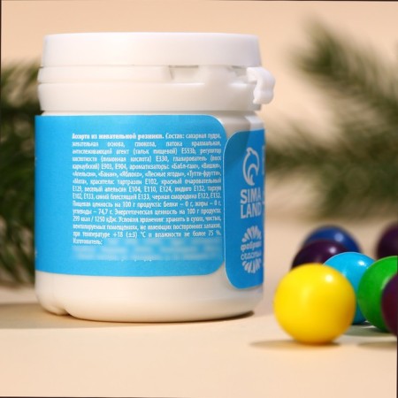 New Year! Chewing gum "New Year: with a new oak tree" at the bank, 40 g.-3