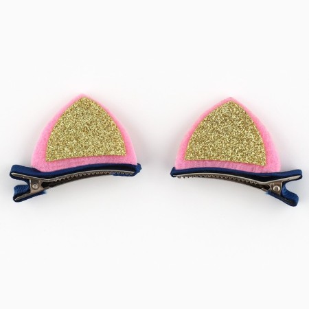 Hairpins for hair "Kotik", 2 pcs, 8.7 x 8.5-2