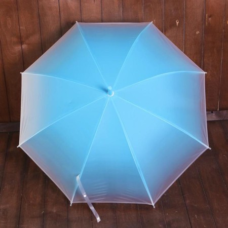 Children's umbrella "ombre", semi -automatic, r = 45cm, blue color-1