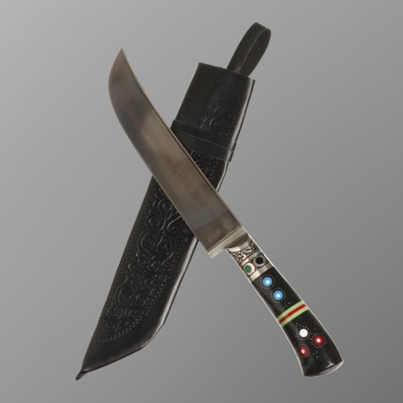 Knife Pchak Sharkhon - Big, Ebonite, Sukhma, Garda Melchior. ShH-15 (17-19 cm)-3