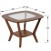 Journal table "Melbourne", 650 × 650 × 500 mm, color nut