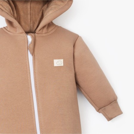 Комбинезон с капюшоном Крошка, Я BASIC LINE, рост 68-74 см, коричневый-4