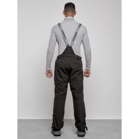 Semi-combinezone ski insulated male winter, size 52, dark gray color-15
