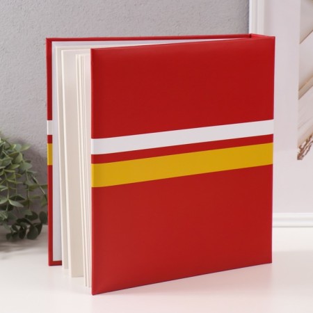 Photo album on 50 magnetic sheets 23x28 cm, rings "USSR Time" USSR-2