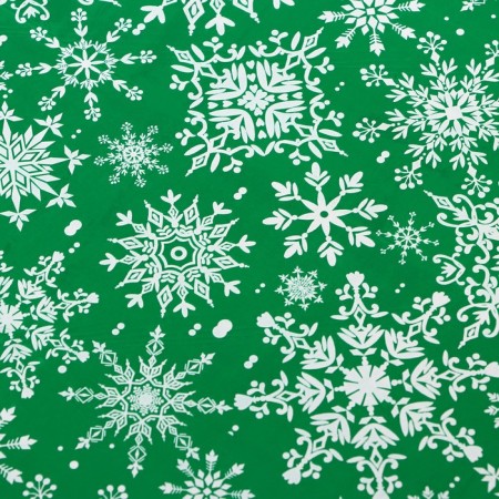 Film packaging holography "Snowflakes drive a round dance", 100 x 70 cm, New Year-3