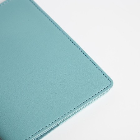 Cover for passport, blue color-5
