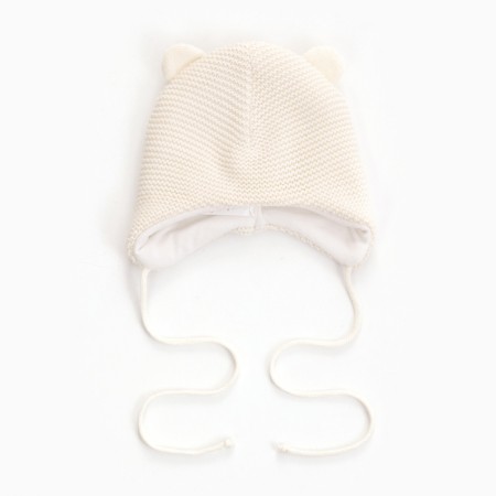 Children's hat, white color, size 44-46