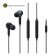 Headphones More Choice G31S, microphone, vacuum, 100 dB, 16 Ohm, 3.5 mm, 1.2 m, black