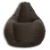 The hand-bag “pear” is positive karate, size m, diameter 70 cm, height 90 cm, velor, brown color