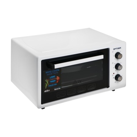 Mini-fucked Optima OFC-48W, 1600 W, 48 l, 50-300 ° C, timer, white-1