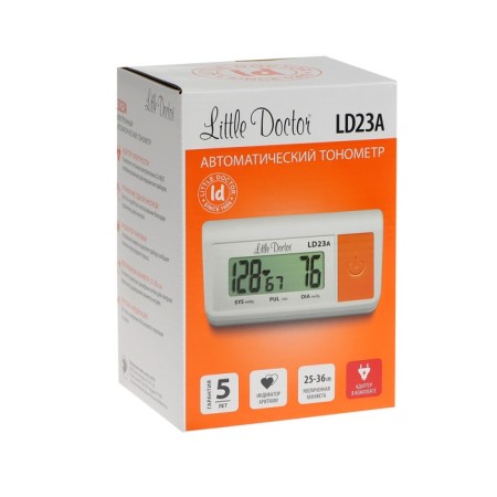 Little Doctor LD-23A tonometer, automatic, large cuff 25-36 cm, 4haa, with an adapter-4