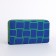 Women's wallet with lightning, blue color
